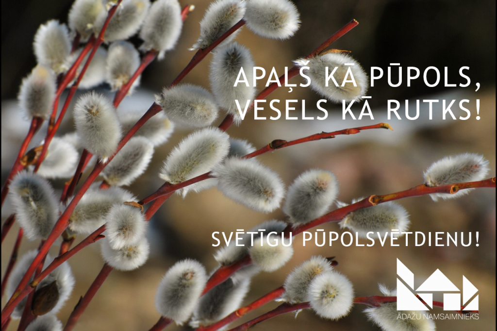 Svētīgu pūpolsvētdienu!