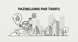 Paziņojums par ESOŠĀ siltumenerģijas tarifa izmaiņām no 2025. gada 1. oktobra