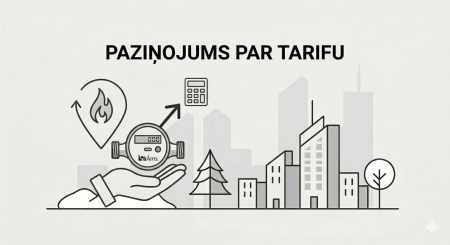 Paziņojums par ESOŠĀ siltumenerģijas tarifa izmaiņām no 2025. gada 1. oktobra